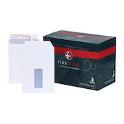 Plus Fabric Envelopes PEFC Pocket Peel & Seal Window 120gsm C5 229x162mm White