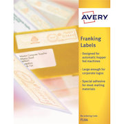 Avery Auto Franking Labels 1 per Sheet 140x38mm White