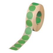 Avery Labels in Dispenser on Roll Round Diam.19mm Green