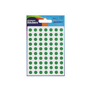 Avery Packets of Labels Round Diam.8mm Green