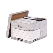 Bankers Box by Fellowes Heavy Duty Large Storage Box FSC