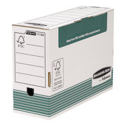 Fellowes Bankers Box Transfer File 120mm Green/White