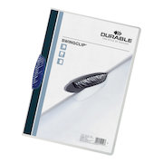 Durable Swingclip Folder Polypropylene Capacity 30 Sheets A4 Dark Blue
