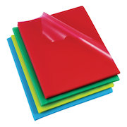 Rexel Cut Flush Folder Polypropylene Copy-secure Embossed Finish A4 Assorted