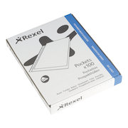 Rexel Superfine Pocket Multipunched Polypropylene Top-opening 43 Micron A4 Clear