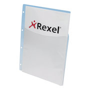 Rexel Nyrex Extra Capacity Pocket Punched PVC Half Size Top-opening 170 Micron A4