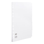 Concord Subject Dividers 5-Part Multipunched 150gsm A4 White