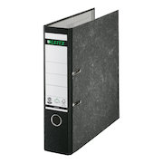 Leitz Standard Lever Arch File 80mm Spine A4 Black