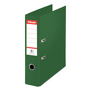 Esselte No. 1 Power Mini Lever Arch File PP Slotted 50mm Spine A4 Green