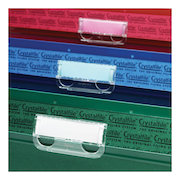 Rexel Crystalfile Classic Plastic Tabs for Suspension File Clear