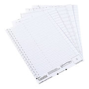 Rexel Crystalfile Classic Linking Suspension File Card Tab Inserts Extra-deep White