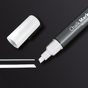 Sigel Chalk Marker Chisel Tip 1-5mm Line White