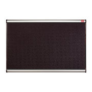 Nobo Prestige Noticeboard High-density Foam with Aluminium Finish W1200xH900mm Black