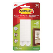 Command Picture Hanging Strips Large White