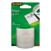 Scotch Magic Tape 19mm x 25m Refill Roll