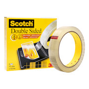 Scotch Double Sided Tape Permanent Long-life 19mmx32.9m Clear