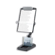 Fellowes Weighted Base Multipositional Copyholder Landscape and Portrait 3 Joints Graphite