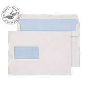Purely Everyday White Self Seal Wallet Window C5 162x229mm