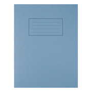 Silvine Exercise Book Ruled and Margin 80 Pages 75gsm 229x178mm Blue