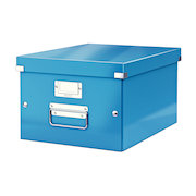 Leitz Click & Store Collapsible Storage Box Medium For A4 Blue