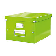 Leitz Click & Store Collapsible Storage Box Medium For A4 Green