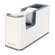 Leitz Tape Dispenser WOW Including Tape for rolls 19mmx33m White