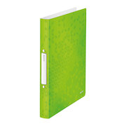 Leitz FSC WOW Ring Binder 2 D-Ring 25mm Size A4 Green