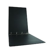 Esselte 4 O-Ring Binder 25mm Polypropylene Landscape A3 Black 68737