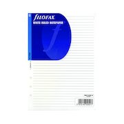 Filofax Refill A5 Ruled Paper White (25 Pack) 343008