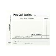 Exacompta Guildhall Petty Cash Pad 100 Leaves 127x102mm White (5 Pack) 103 1569