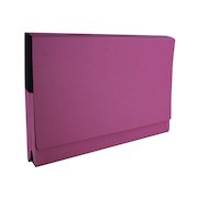 Exacompta Guildhall Full Flap Pocket Wallet Foolscap Pink (50 Pack) PW2-PNK