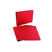 Exacompta Guildhall Square Cut Folder 315gsm Foolscap Red (100 Pack) FS315-REDZ