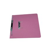 Exacompta Guildhall Transfer Spiral File 315gsm Foolscap Pink (50 Pack) 348-PNK