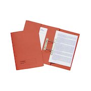 Exacompta Guildhall Transfer Spiral Pocket File 315gsm Foolscap Orange (25 Pack) 349-ORG