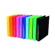 Iderama A4 Ring Binder 2 Ring 30mm Assorted (10 Pack) 54929E