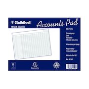 Exacompta Guildhall 14-Column Cash Account Pad 298x406mm GP14