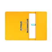 Elba Stratford Spring Pocket File 320gsm Foolscap Yellow (25 Pack) 100090150