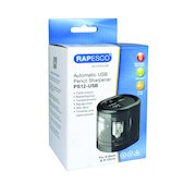 Rapesco USB Electric Pencil Sharpener Black 1449