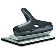Rapesco Adjustable Heavy Duty Punch Black PF95G2B2