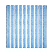 Helix Shatter Resistant Ruler Gridded 45cm Blue (10 Pack) L28040