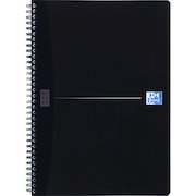 Oxford Card Cover Wirebound Notebook A4 Black (5 Pack) 100102931
