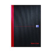 Black n' Red A-Z Casebound Hardback Notebook A4 (5 Pack) 100080432