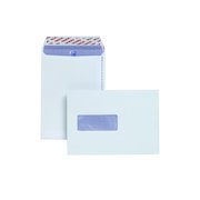 Plus Fabric C5 Envelopes Window Peel and Seal 120gsm White (500 Pack) E24970