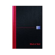 Black n' Red Casebound Hardback Notebook 192 Pages A5 (5 Pack) 100080459