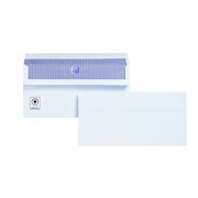 Plus Fabric DL Envelopes Wallet Self Seal 120gsm White (250 Pack) M23270