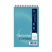 Cambridge Everyday Ruled Wirebound Notebook 160 Pages 125 x 200mm (10 Pack) 846200078