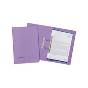 Exacompta Guildhall Transfer File 285gsm Foolscap Mauve (25 Pack) 346-MVEZ