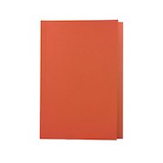 Guildhall Square Cut Folder Mediumweight Foolscap Orange (100 Pack) FS250-ORGZ