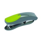 Q-Connect Mini Plastic Stapler Grey/Green KF00991