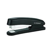 Q-Connect Full Strip Plastic Stapler Black KF01057